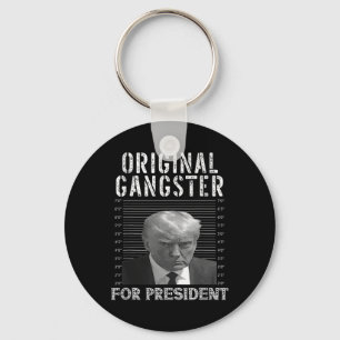 Porte-clés Gangster pour le président Donald Trump 2024 patri
