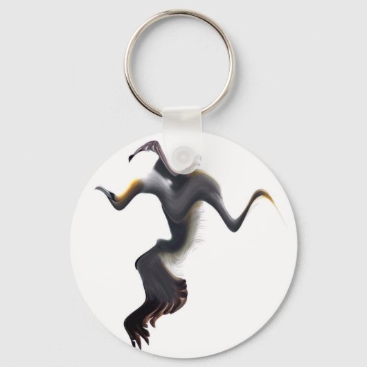 Porte-clés Gannets-Oiseau de mer Abstrait (Recto)