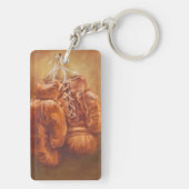 Porte-clés Gant de boxe rustique des sports | (Dos)