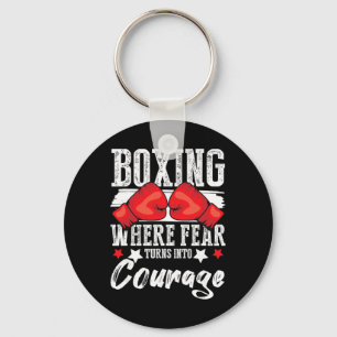 Porte-clés Gants de boxe G de kickboxing avec poings de boxe