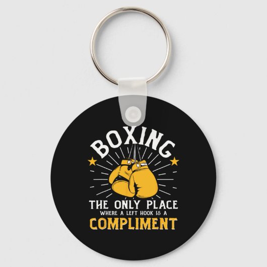Porte-clés Gants de boxe G de kickboxing Boxeur F (Recto)