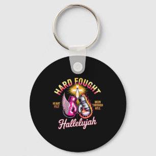 Porte-clés Gants de boxe Hallelujah durement combattus Faith
