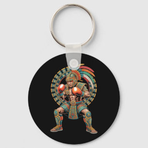 Porte-clés Gants de boxe mexicains combattant Los Guantes De
