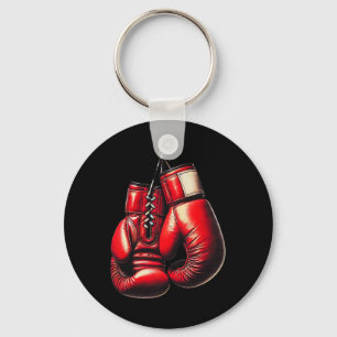 Porte-clés Gants de boxe Rouge Boxe Sport Boxeur Kickboxing