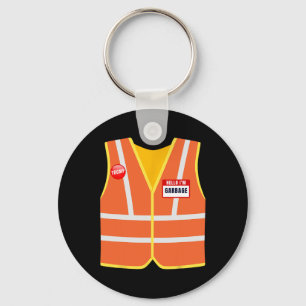 Porte-clés Garbage Vest for Trump Bonjour Je suis Garbage Vot