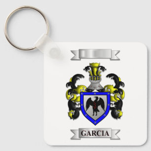 Porte-clés Garcia Nom de famille et blason