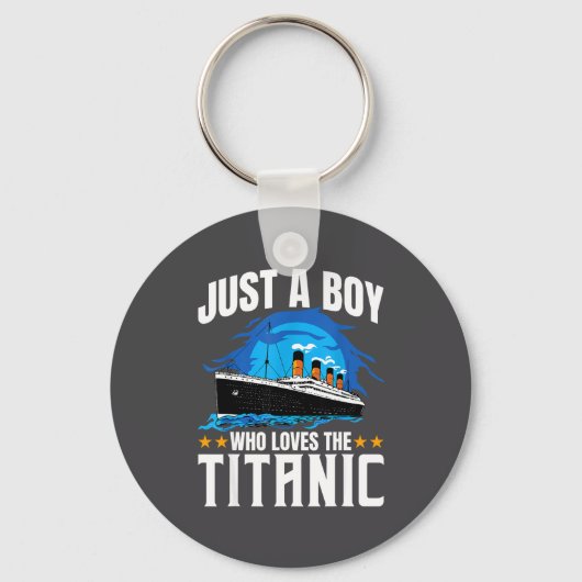 Porte-clés Garçon aime Titanic (Recto)