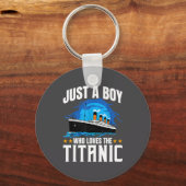 Porte-clés Garçon aime Titanic (Recto)