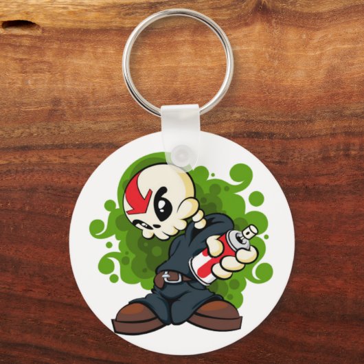 Porte-clés Garçon crâne (Recto)