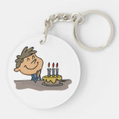 Porte-clés Garçon d'anniversaire (Dos)
