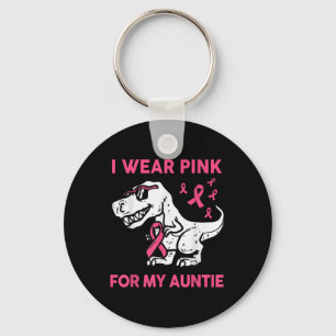 Porte-clés Garçon Je Porte Du Rose Pour Ma Tante Décernée Du