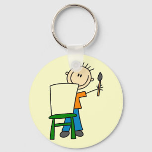 Porte-clés Garçon peignant
