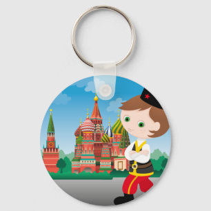 Porte-clés Garçon russe