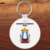 Porte-clés Garçons Équitation King Mens Équitation (Recto)