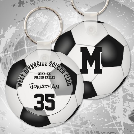 Porte-clés garçons filles équipe de football cadeaux de moins