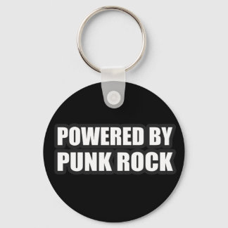 Porte-clés garçons filles POWERED BY PUNK ROCK music