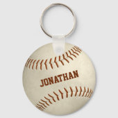 Porte-clés garçons personnalisés filles simple baseball softb (Recto)