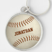 Porte-clés garçons personnalisés filles simple baseball softb (Devant)