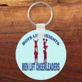 PORTE-CLÉS GARÇONS POIDS LIFT HOMMES CHEERLEADERS LIFT (Recto)