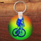 Porte-clés Garçons VTT T Shirt présente MTB Key Ring (Recto)