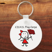 Porte-clés Garde - C.D.H.S. Flag Corps (Recto)
