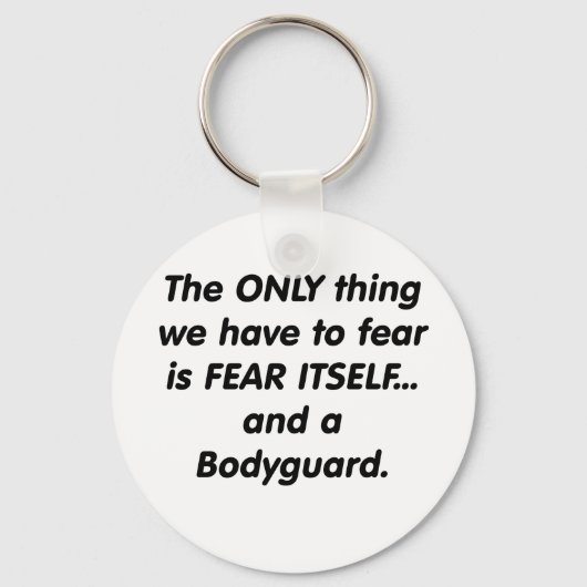 Porte-clés Garde-corps de peur (Recto)