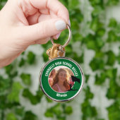 Porte-clés Garde de couleur verte Photo Danseuse de lycée (Main)