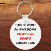 Porte-clés garde de passage, génial (Recto)