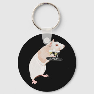 Porte-clés Garde de rat surréaliste