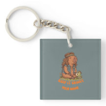 Garde-le Groovy Capybara Mignon Rétro Personnalisé