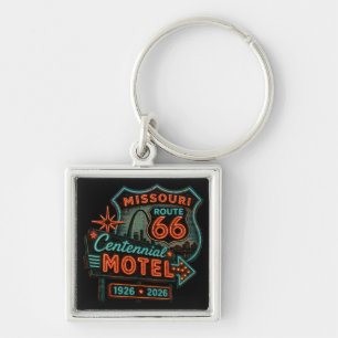 Porte-clés Garde-mémoire du voyage sur la route 66 dans le Mi