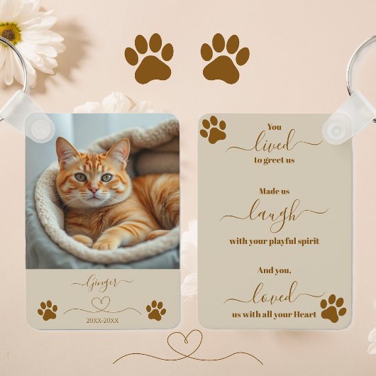 Porte-clés Garde-mémoire pour animaux