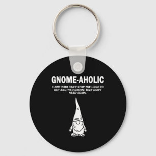Porte-clés Garden Gnome Lover Gnome Aholic Funny Définition G