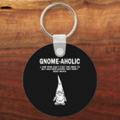 Porte-clés Garden Gnome Lover Gnome Aholic Funny Définition G (Recto)