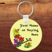 Porte-clés Gardener Personnalisé Dit (Recto)