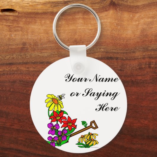 Porte-clés Gardener Personnalisé Dit (Recto)