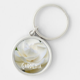 Porte-clés Gardénia 2 blanc pur