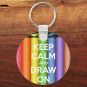 Porte-clés garder calme (Recto)