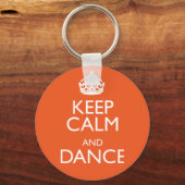 PORTE-CLÉS GARDER CALME ET DANSE (Recto)