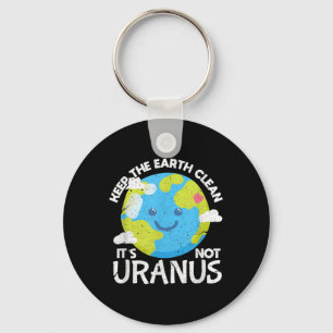 Porte-clés Garder La Terre Nettoyer Son Pas Uranus Da La Terr