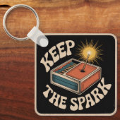 Porte-clés Garder l'étincelle (Recto)