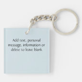 Porte-clés Gardes Loups Mystiques Château Faune Fantastique (Dos)