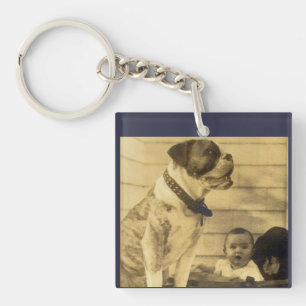 Porte-clés Gardes pitbull des années 1920