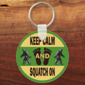 Porte-clés Gardez Le Calme Et Gardez-Vous Sur (Recto)