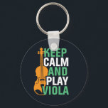 Porte-clés Gardez le calme et jouer Viola Vintage violiste<br><div class="desc">Conception vintage d'orchestre de musique rétro pour ceux qui jouent de l'instrument de musique à cordes dans un groupe de musique ou symphonie. Amateur de musique classique cool marchandise pour violoniste, violoniste, musicien et artiste. Parfait pour les professeurs de violon, les fans d'orchestre et ceux qui aiment jouer du violon...</div>
