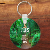 Porte-clés Gardez le calme et la marche (Recto)