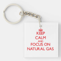 Gardez le calme et le foyer sur le gaz naturel