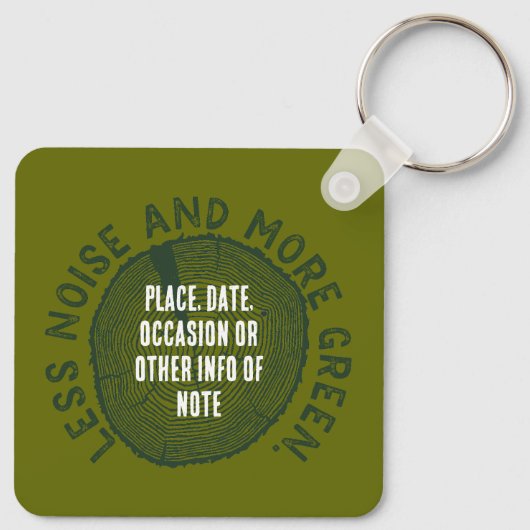 Porte-clés Gardez vos propres photos do-it-yourself vacances (Dos)