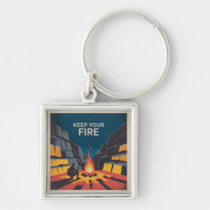 Porte-clés Gardez Votre Feu