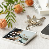 Porte-clés Gardien photo moderne Best Dog Ever (Côté)